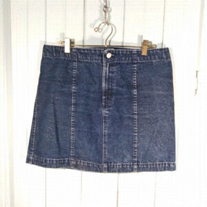 𝅺vintage polo jeans mini skirt